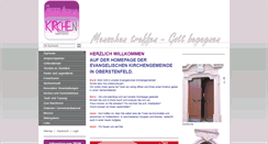 Desktop Screenshot of kirche-oberstenfeld.de